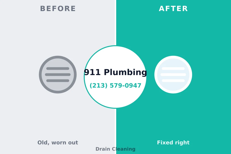 Before and after: plumbing repair Catalina, AZ
